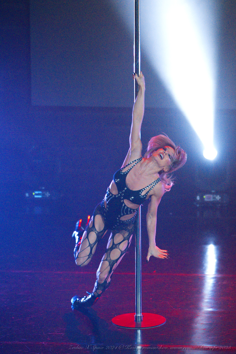 Zodiac X Space 2024 (blackfishnetpantyhose, blackfishnettights, dance, dancedress, dancer, exotic, exoticdance, pantyhose, patternedpantyhose, poledance, strip, stripdance, tights, tornpantyhose, torntights, колготки, стрипденс, танцор, чёрныеколготки) Zodiac X Space 2024