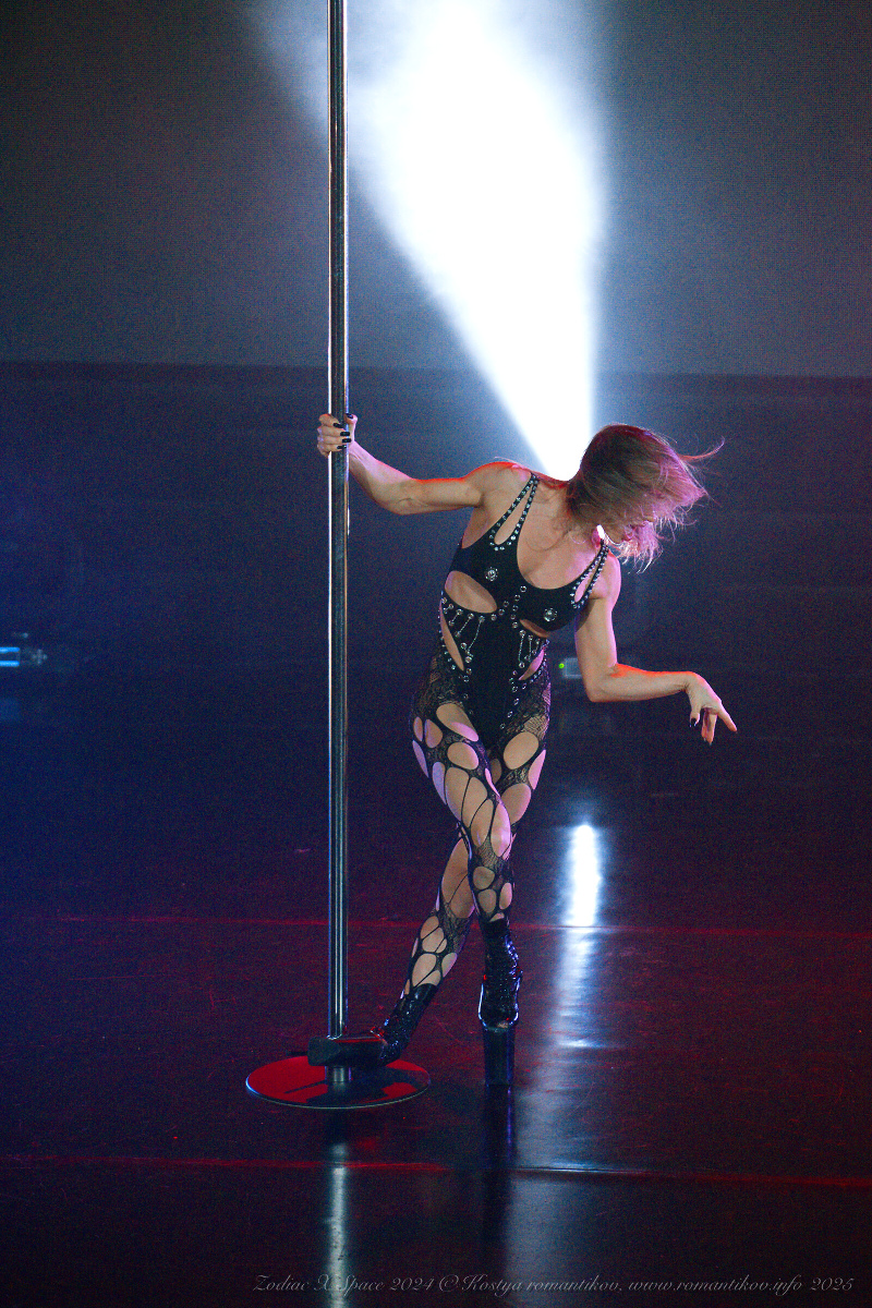 Zodiac X Space 2024 (blackfishnetpantyhose, blackfishnettights, dance, dancedress, dancer, exotic, exoticdance, pantyhose, patternedpantyhose, poledance, strip, stripdance, tights, tornpantyhose, torntights, колготки, стрипденс, танцор, чёрныеколготки) Zodiac X Space 2024